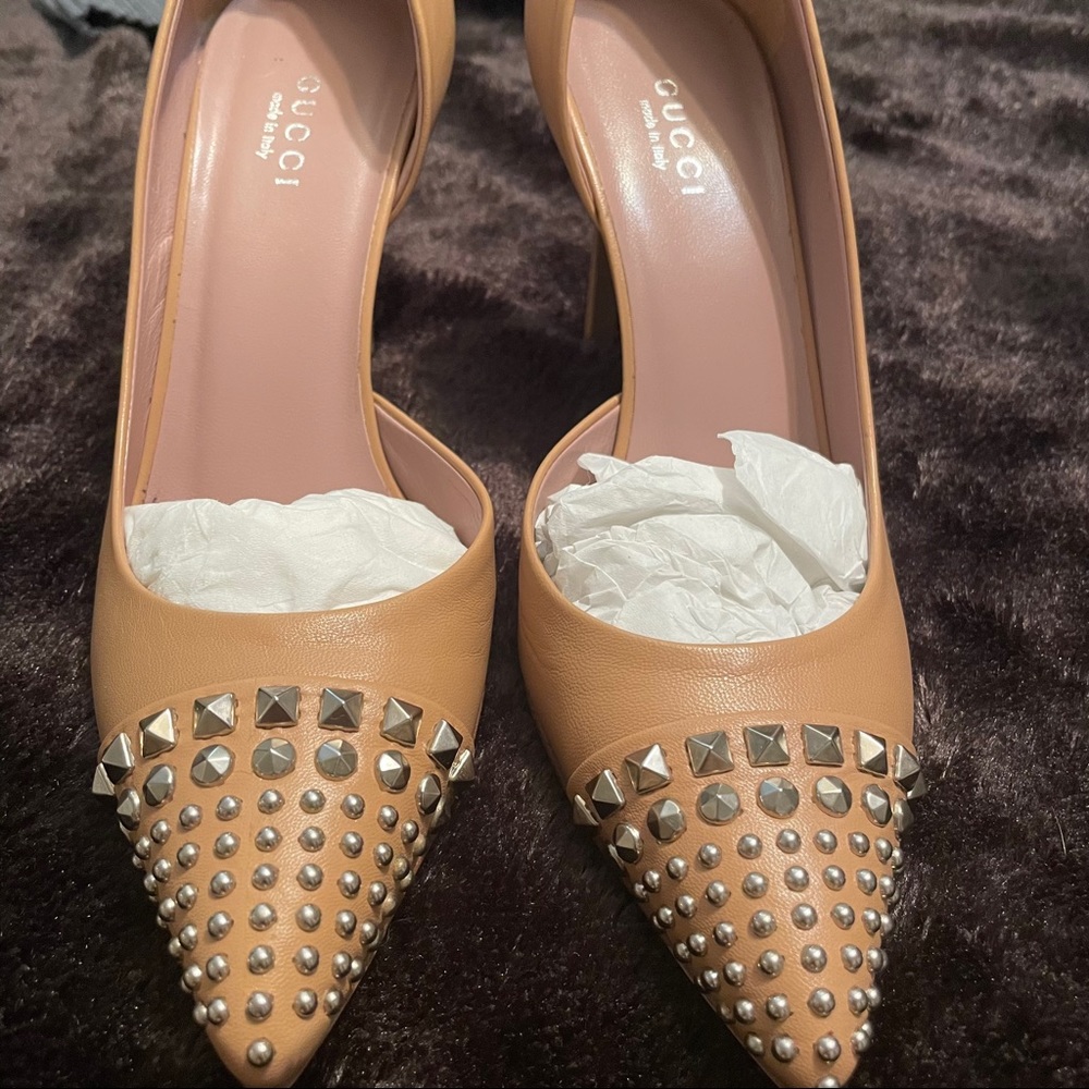 Gucci “coline” studded cap toe pump - Picture 4 of 10